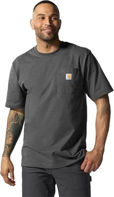 Carhartt Men's Loose Fit Heavyweight Short-Sleeve Pocket T-Shirt
