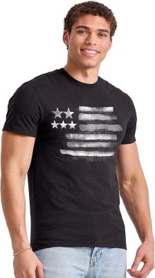 Hanes Mens Essentials Short Sleeve Graphic Tee